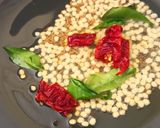 A picture of step 2 of Beans Thoran.