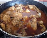 A picture of step 3 of Jaipuri chicken.