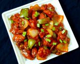 A picture of step 9 of Baby corn Manchurian.