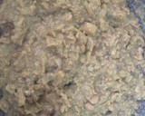 Foto del paso 7 de la receta: Berenjena rellena de soja con setas y bechamel de albahaca #glutenfree #sin lactosa # vegano