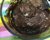 A picture of step 5 of Chocolate coconut laddu.