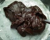 Φωτογραφία βήματος 4 της συνταγής Τούρτα "VOLCANO" με Φράουλες, Σοκολάτα και παντεσπάνι Brownies