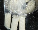 Foto langkah ke 1 dari resep Lontong plastik kukus (irit gas).
