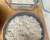 Foto del paso 4 de la receta: Arroz blanco con berenjena asada y salsa boloñesa de jamón serrano !!!!