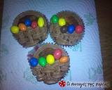 Cupcakes καλαθάκια με αυγά φωτογραφία βήματος 7