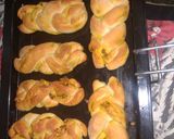 A picture of step 3 of Peak stuffed bread.