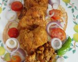 A picture of step 2 of Chicken tikka in my style.