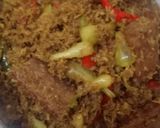 Foto langkah ke 4 dari resep Ikan Asin Tenggiri Bumbu Kelapa.