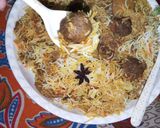 A picture of step 16 of Beef kofta biryani.