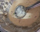 A picture of step 1 of Besan ka chila.