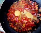 A picture of step 4 of Spaghetti (fried).