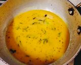 A picture of step 4 of Amti dal (Maharashtrian Amti dal).