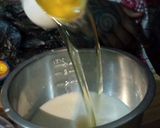 A picture of step 3 of 3 flavors Cake (CHOCOLATE, VANILLA, RED VELVET CAKES).