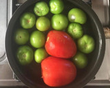 Foto del paso 1 de la receta: Salsa asada (chile guajillo, tomates y jitomates)