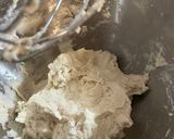 A picture of step 1 of Artisan style white bread.