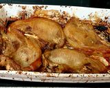 A picture of step 4 of My Marinated pork Chops 😁.
