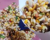 A picture of step 5 of Corn Bhel.