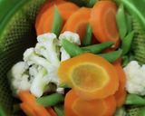 Foto langkah ke 1 dari resep Oseng Sayur Pelangi.