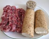 A picture of step 1 of Barley, Yam, and Pork Rib Soup.