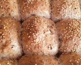 A picture of step 4 of Eggless Brown Buns#themechallenge.