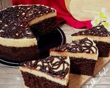 عکس مرحله 8 از دستور کیک کافیشاپی چاکلت کارامل