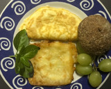Foto del paso 4 de la receta: Queso "saganaki",tapa griega😋 (queso a la sartén)