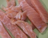 Foto del paso 2 de la receta Pincho de salmón y pepino