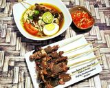 Foto langkah ke 10 dari resep Sate Babat dan Usus Sapi Pedas Manis Super Empuk.