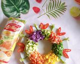 Hình bước làm 2 của món Salad rau củ trộn xốt mayonnaise