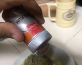 A picture of step 2 of Easy Sage and Basil Butter.