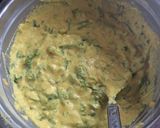 A picture of step 2 of Less Oil Handvo Flour Palak Vada.