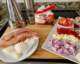 Foto del paso 1 de la receta Arroz al horno con bacalao