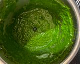 A picture of step 2 of Coriandar chutney.