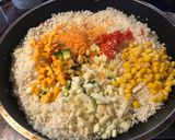 Foto del paso 2 de la receta Arroz de coliflor con verduras