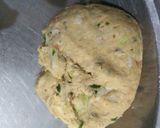 A picture of step 3 of Mixed veg Thepla with homemade butter.