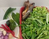 Foto langkah ke 1 dari resep Garo Bunga Pepaya Khas Manado.