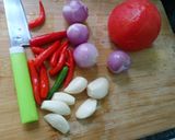 Foto langkah ke 1 dari resep Terong Balado.