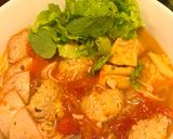 Hình bước làm 6 của món Bún Riêu