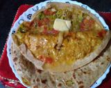 A picture of step 4 of Veggie paratha.
