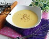 Foto langkah ke 10 dari resep Chicken, Corn, and Cheese Cream Soup.