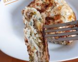 Foto del passaggio 8 della ricetta Frittata con albumi cipolle e zucchine