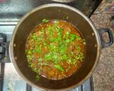 A picture of step 4 of Mutton karahi.