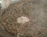 A picture of step 3 of Methi malai matar.