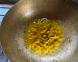 A picture of step 2 of Chana Gosht Awadhi style.