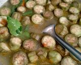 Foto langkah ke 4 dari resep Lodeh Terong dan Kacang Panjang.