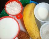 Oats banana cocoa pudding jar recipe step 1 photo