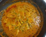 A picture of step 3 of Shahi paneer.