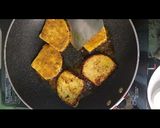 A picture of step 12 of Paneer shawarma roll.