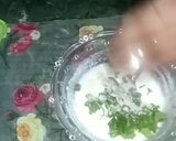 A picture of step 2 of Cucumber raita.
