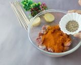 A picture of step 2 of Steam baked spicy smoky Tikka.